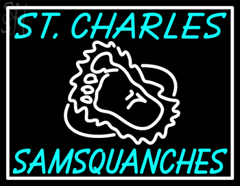 Custom St Charles Samsquanches Neon Sign 6