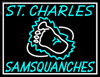 Custom St Charles Samsquanches Neon Sign 8