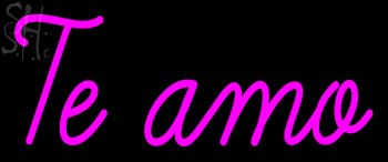 Custom Te Amo Neon Sign 1
