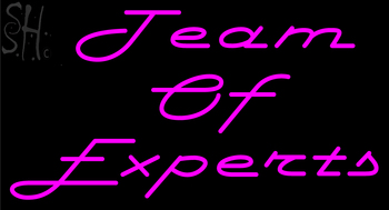 Custom Team Of Experts Neon Sign 1