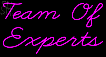 Custom Team Of Experts Neon Sign 3
