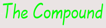 custom the compound neon sign 3