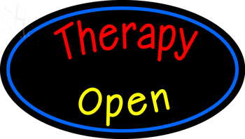 Custom Therapy Open Neon Sign 1