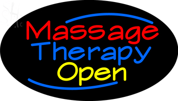 Custom Massage Therapy Open Neon Sign 4