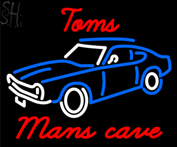 Custom Toms Man Cave Car Neon Sign 11