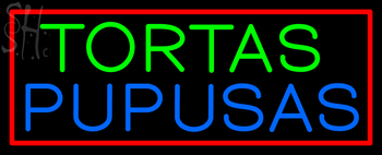Custom Tortas Pupusas Neon Sign 3
