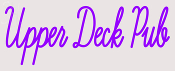 Custom Upper Deck Pub Neon Sign 1