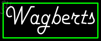 Custom Wagberts Neon Sign 1