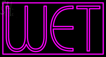 Custom Wet With Border Neon Sign 2