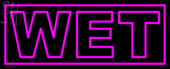 Custom Wet With Border Neon Sign 4