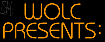 Custom Wolc Presents Neon Sign 1
