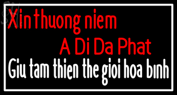 Custom Xin Thuong Niem A Di Da Phat Neon Sign 4