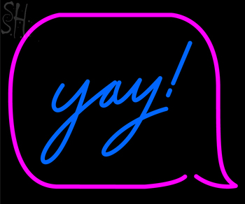 Custom Yay Neon Sign 3