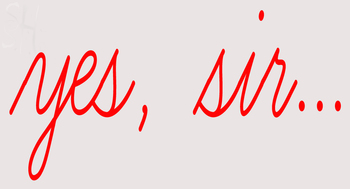 Custom Yes Sir Neon Sign 2