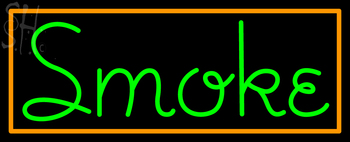 Custom Smoke Border Neon Sign 2