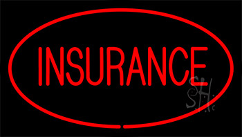 Red Insurance Red Neon Sign
