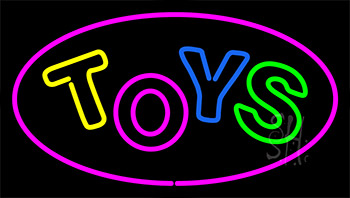 Toys Purple Neon Sign
