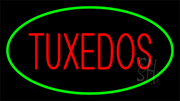 Tuxedos Red Green Neon Sign