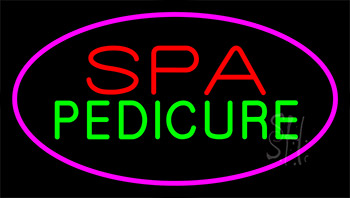 Spa Pedicure Pink Neon Sign