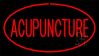 Acupuncture Red Neon Sign