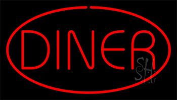 Diner Red Neon Sign