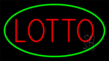 Lotto Green Neon Sign