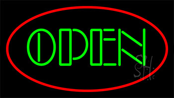 Open Neon Sign