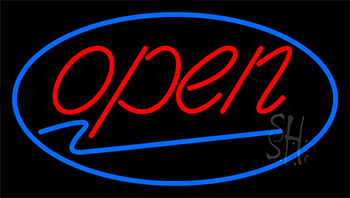 Open Neon Sign