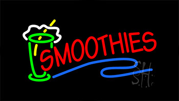 Smoothies Animated Neon Sign