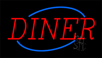 Diner Animated Neon Sign