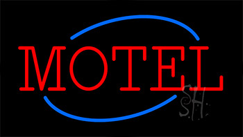 Motel Animated Neon Sign