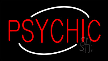 Psychic Flashing Neon Sign