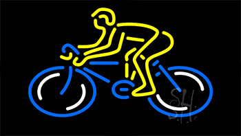 Bicycle Logo Flashing Neon Sign
