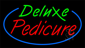 Deluxe Pedicure Animated Neon Sign