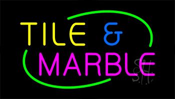 Tile And Marble Animated Neon Sign