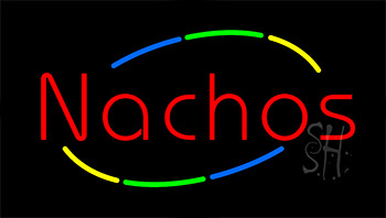 Nachos Animated Neon Sign