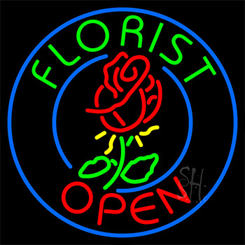 Florist Open Neon Sign