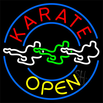 Karate Neon Sign