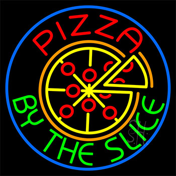 Pizza By The Slice Neon Sign