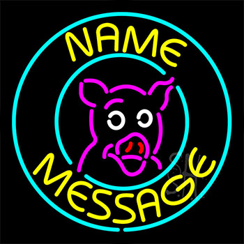 Pig Neon Sign