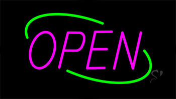Open Neon Sign