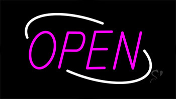 Open Neon Sign