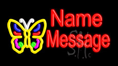 Custom Butterfly Animated Neon Sign