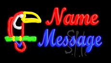 Custom Parrot Animated Neon Sign