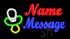 Custom Baby Nipple Animated Neon Sign