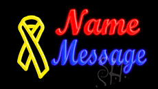 Custom Tie Animated Neon Sign