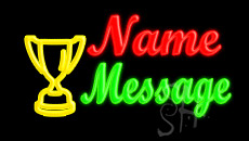 Custom Prize Cup Animated Neon Sign