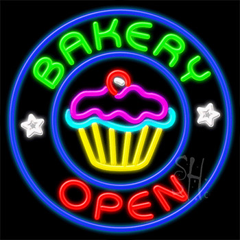 Bakery Open Neon Sign