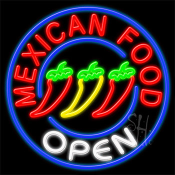 Mexican Food Neon Sign