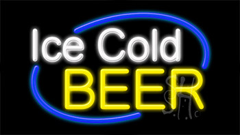 Ice Cold Beer Neon Sign